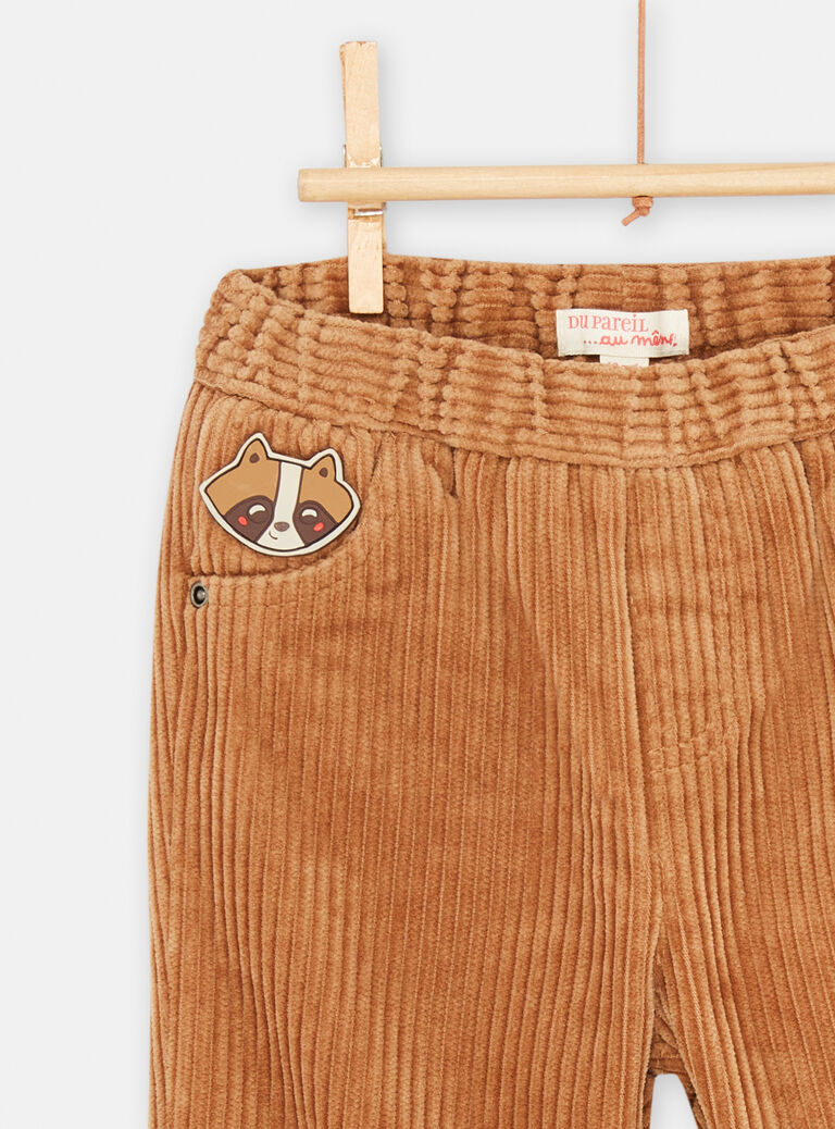 Pantalon uni et confortable pour bébé garçon