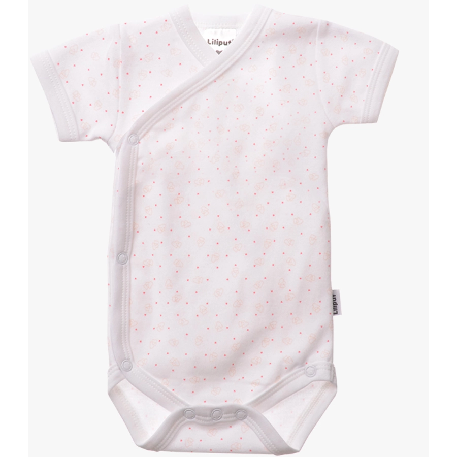 Liliput Baby-Body weiß und rosa