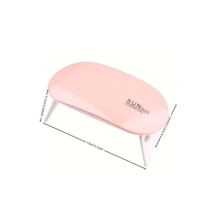 Mini UV/ LED 6W manicure für USB Pink 1 Stück