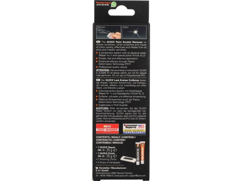 Quixx Lack-Kratzer-Entferner 25 g Lack-Kratzer-Entferner
