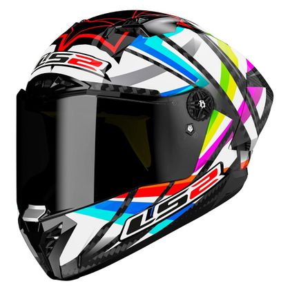 Casque LS2 FF805 THUNDER CARBON - FLASH - Blanc