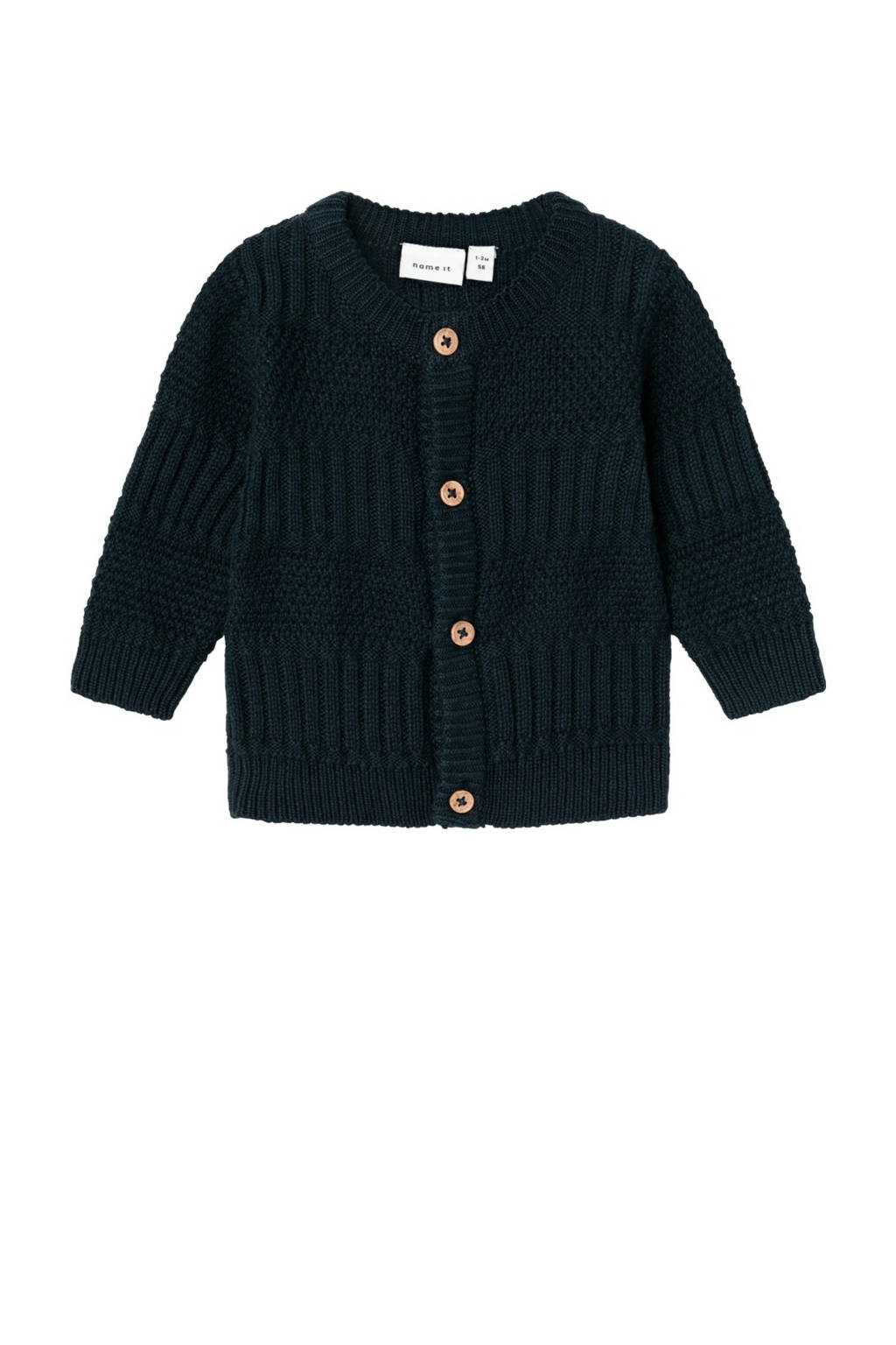 NAME IT baby vest donkerblauw