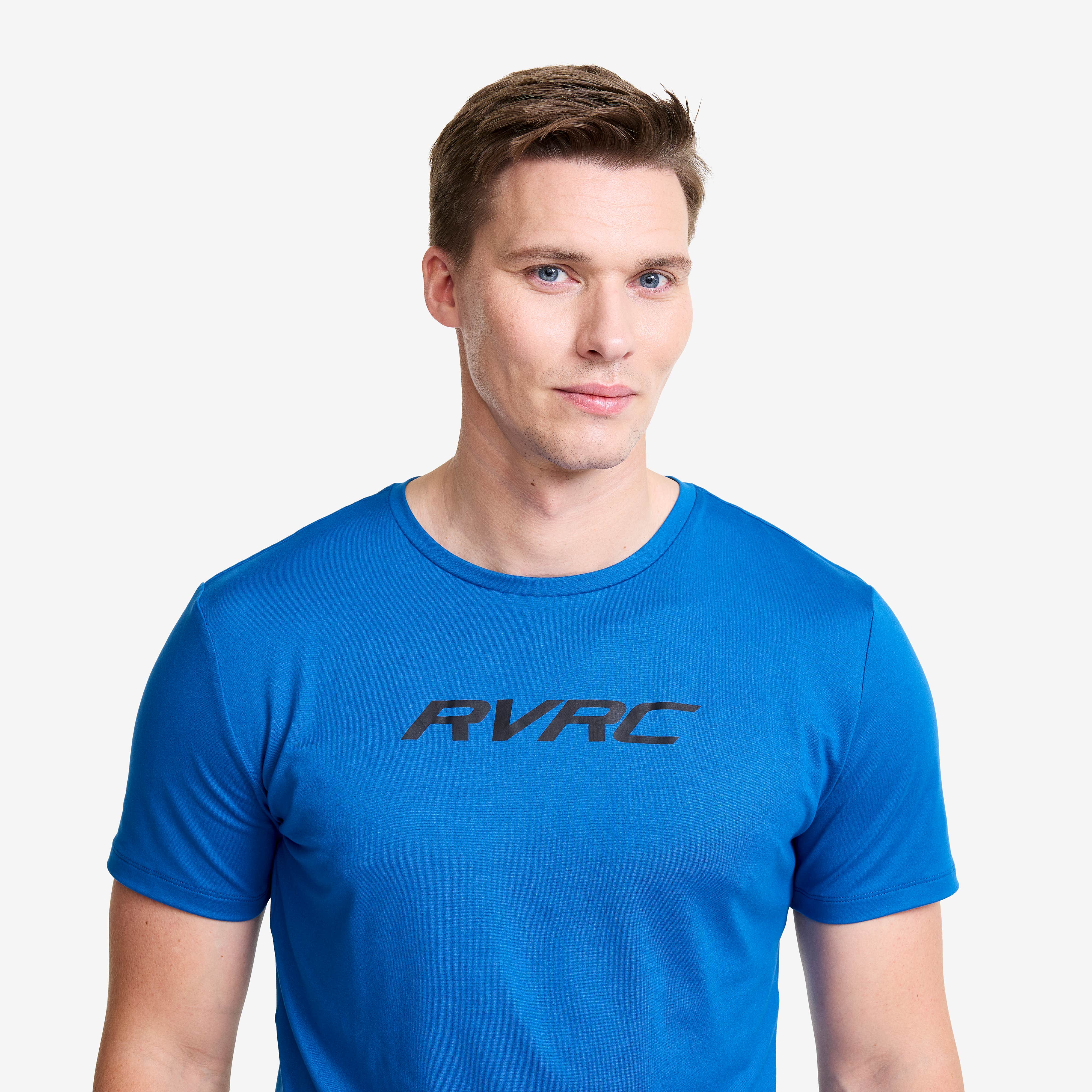 Mission Logo Slim Fit T-shirt Herre Classic Blue