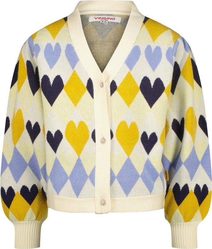 Vingino Malina Meisjes Vest - Macroon white