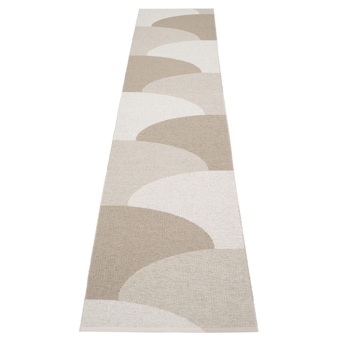 Pappelina Hill teppe 70 × 360 cm, dark linen/grey