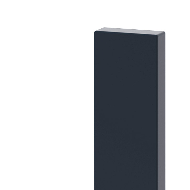 Bandeau de four Artemisia bleu nuit l. 59,7 cm x H. 5,8 cm GoodHome