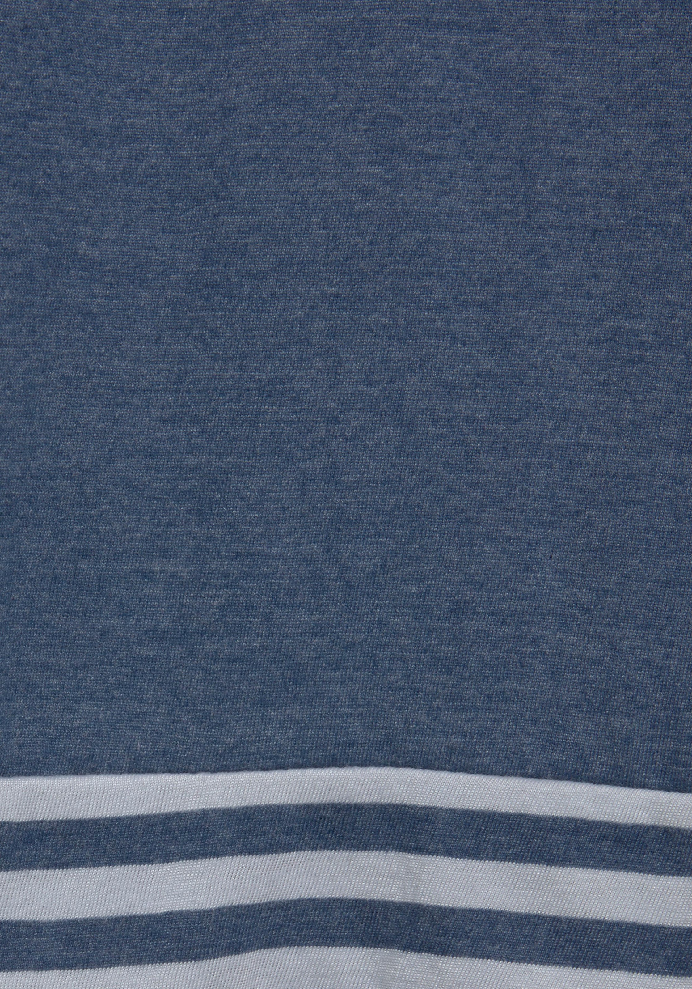 Arizona Nachthemd mit gestreiften Bündchen