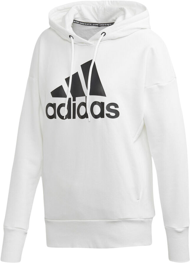adidas Badge Of Sport Long Hættetrøje Hvid