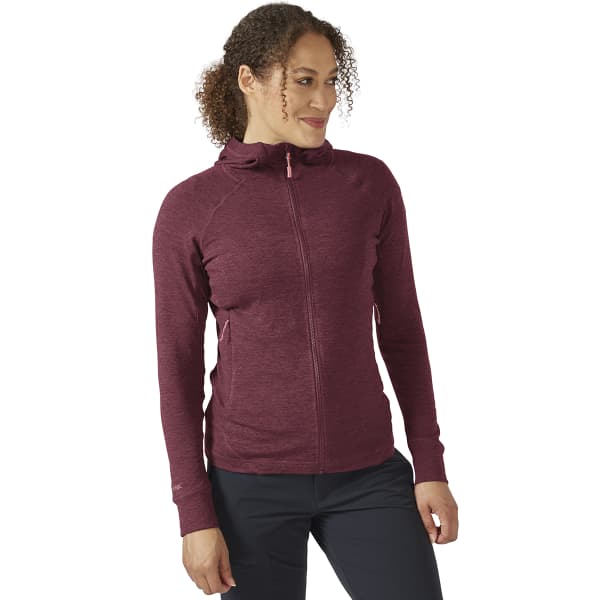 Veste polaire randonnée RAB NEXUS HOODY W DEEP HEATHER