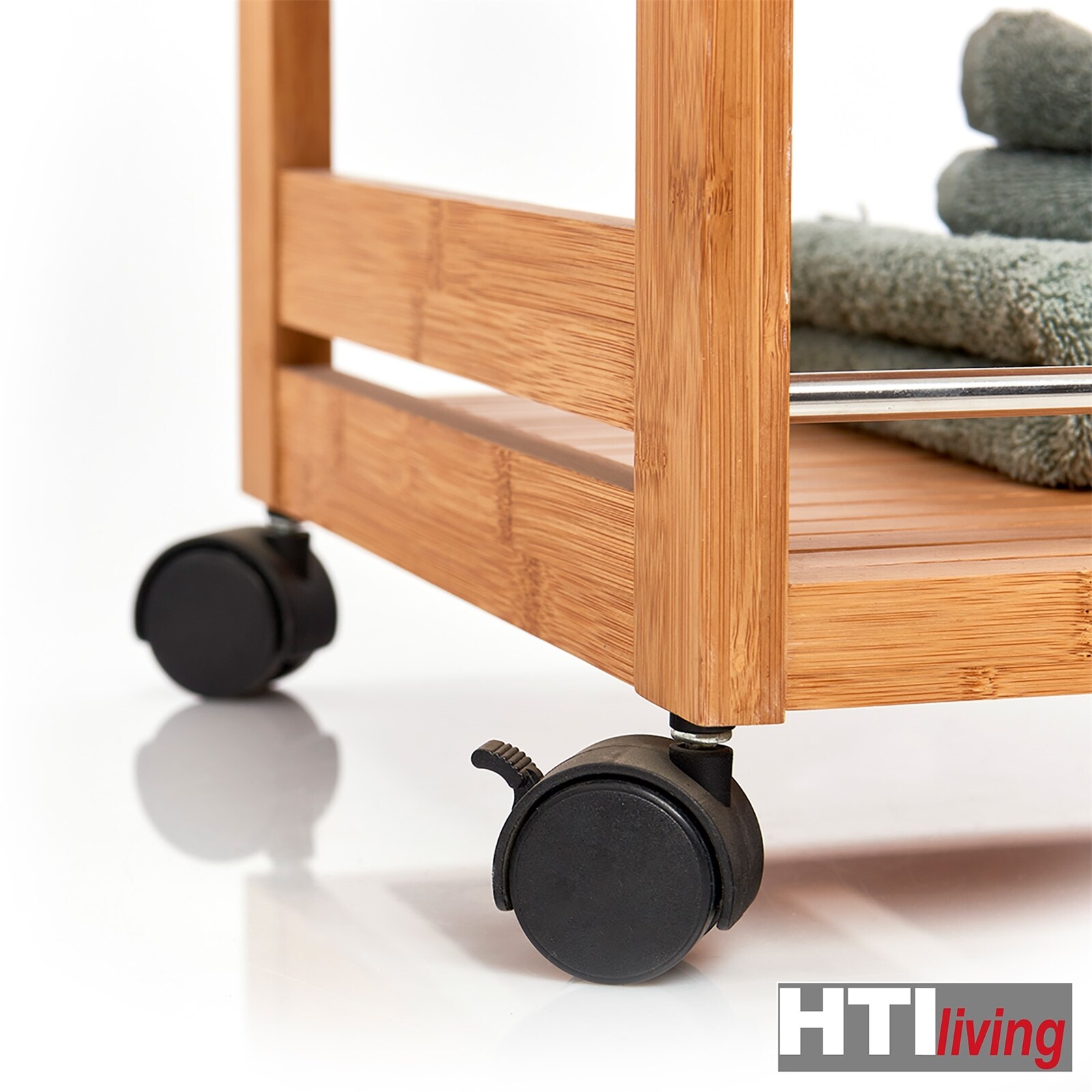 HTI-Living Rollwagen Bambus/Metall