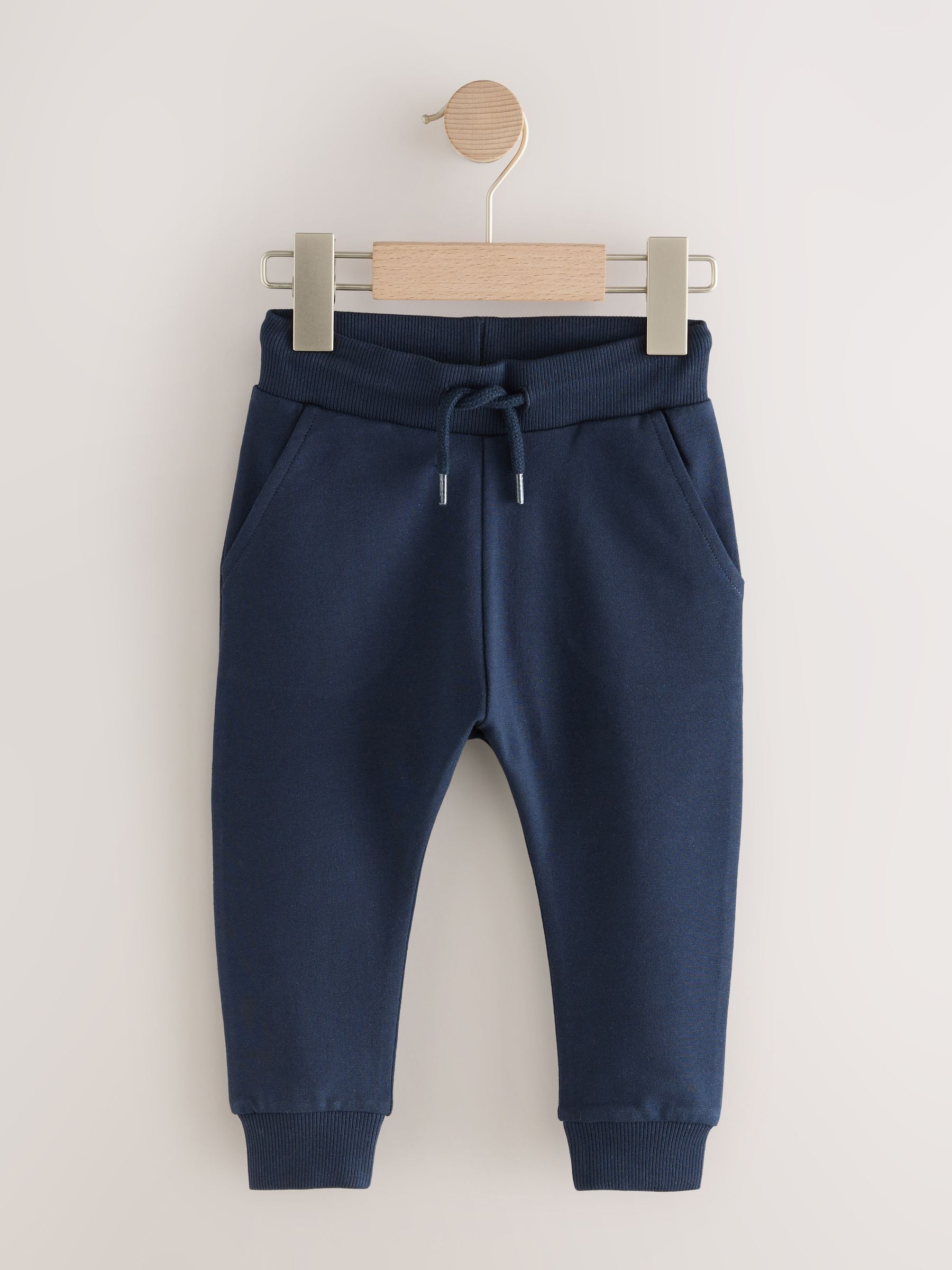 Donkerblauw - Klassieke jersey joggingbroek (3mnd -7jr)