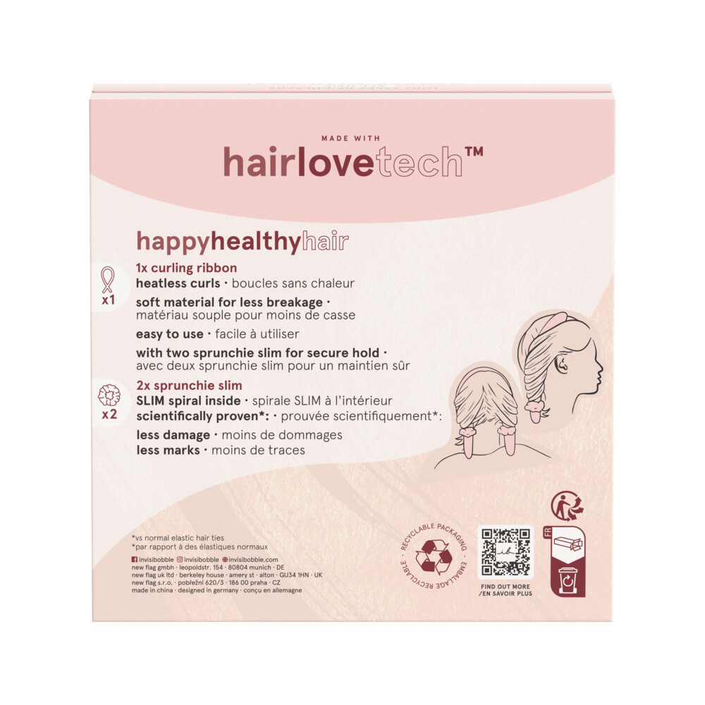 Invisibobble Geschenkset Heatless Curls3 stuks