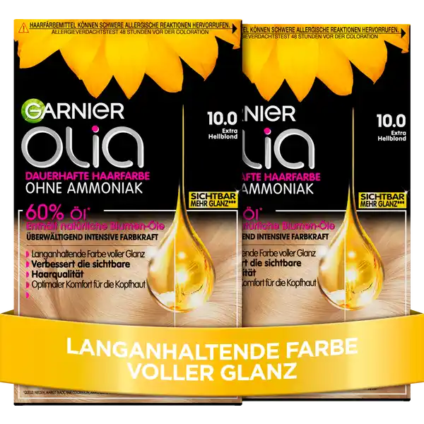 Dauerhafte Haarfarbe Coloration 10.0 Extra Hellblond Vorteilsset