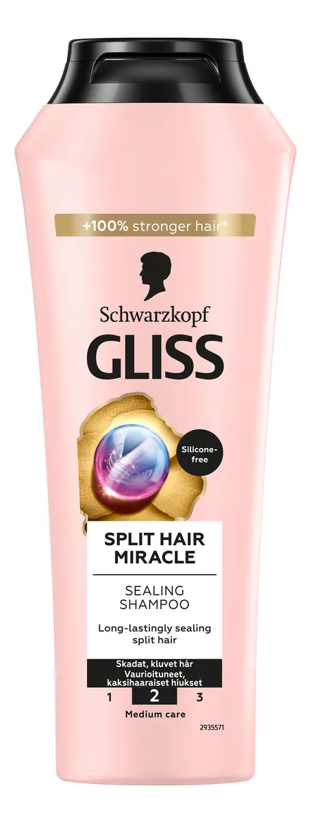 Schwarzkopf Gliss Split Hair Miracle Shampoo - 250 ml.