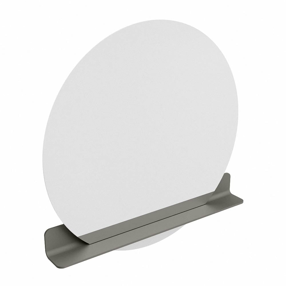 Mondiaz Spot spiegel rond Ø100cm met planchet smoke