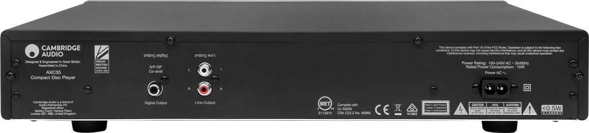 Cambridge Audio AX C35 Lecteurs CD