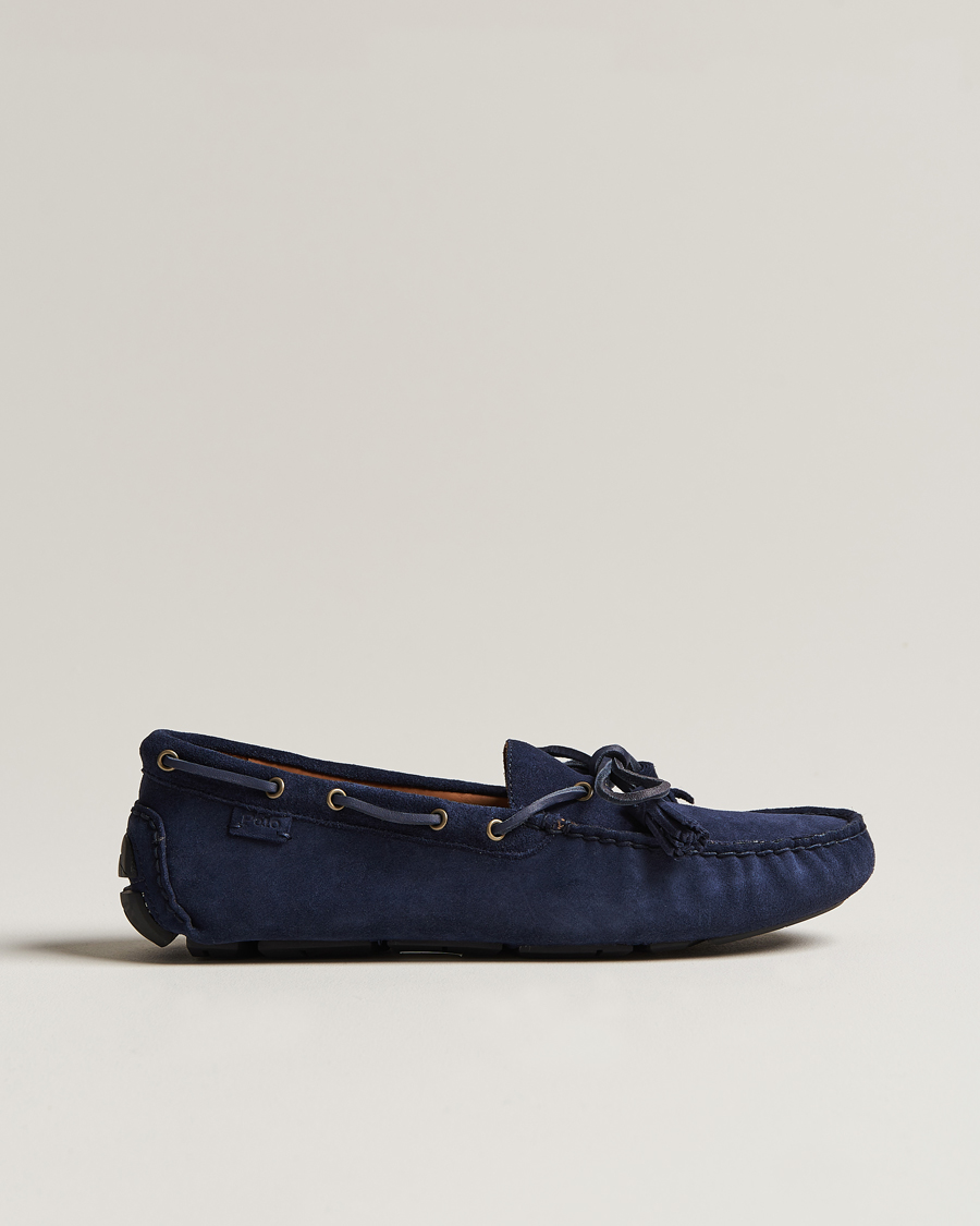 Polo Ralph Lauren Anders Suede Car Shoe Hunter Navy