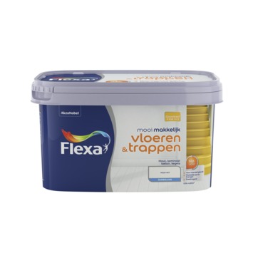 Flexa Mooi Makkelijk vloeren & trappen zijdeglans wit 2,5 liter