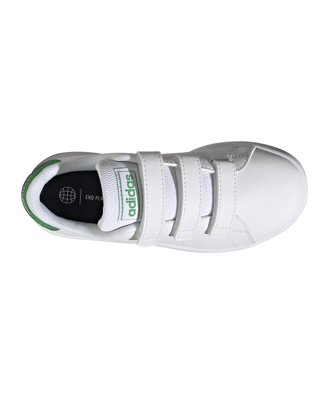 adidas Advantage Court Lifestyle Hook-and-Loop Weiss