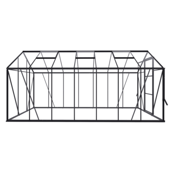 Royal Well Kate V kweekkas aluminium zwart 8,33 m²