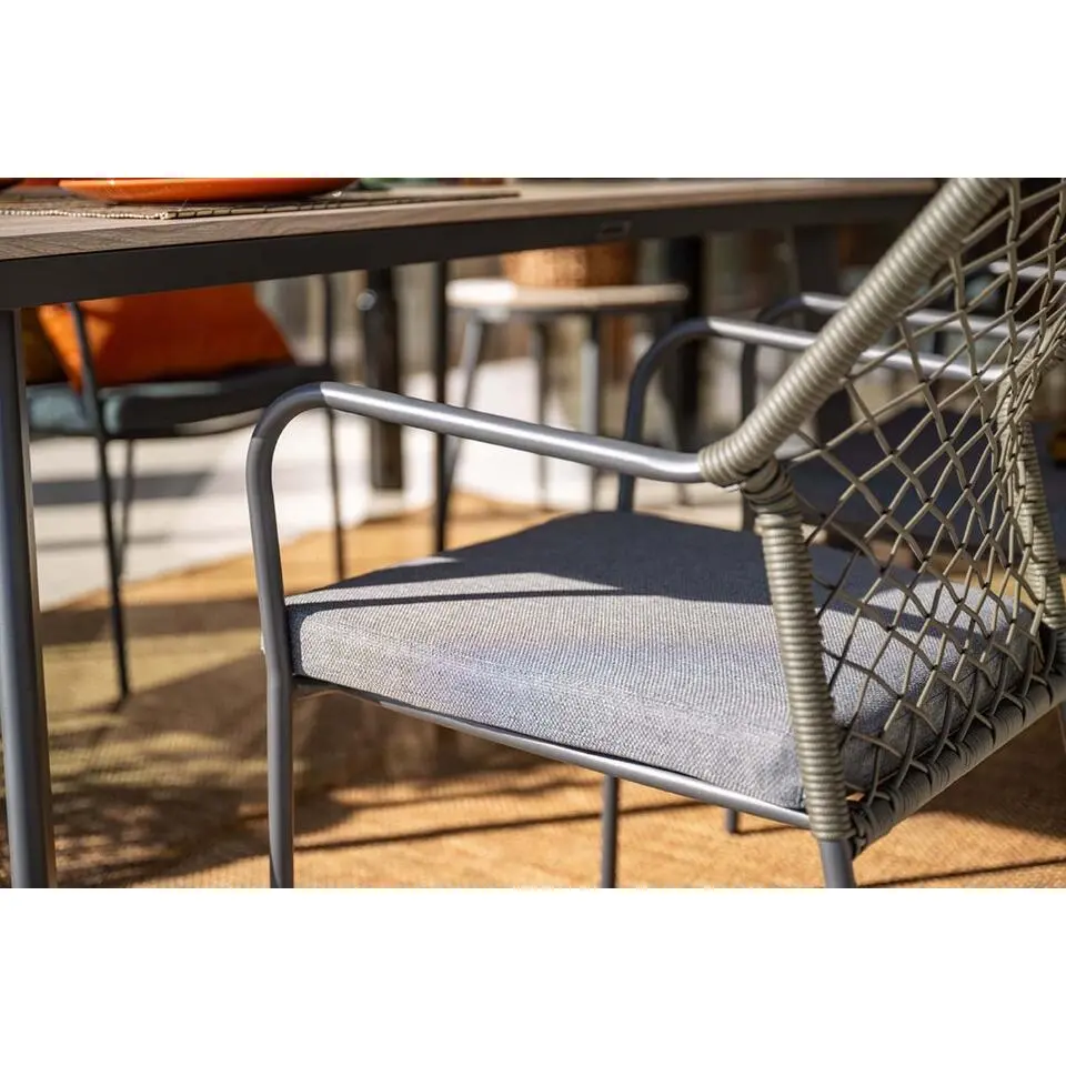 5-delige tuinset Dido stoel mosgroen -Rimini tafel- Garden Impressions