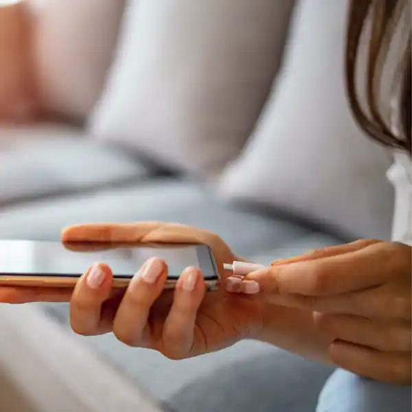 Lade- & Datenkabel USB-A auf USB-C, weiß