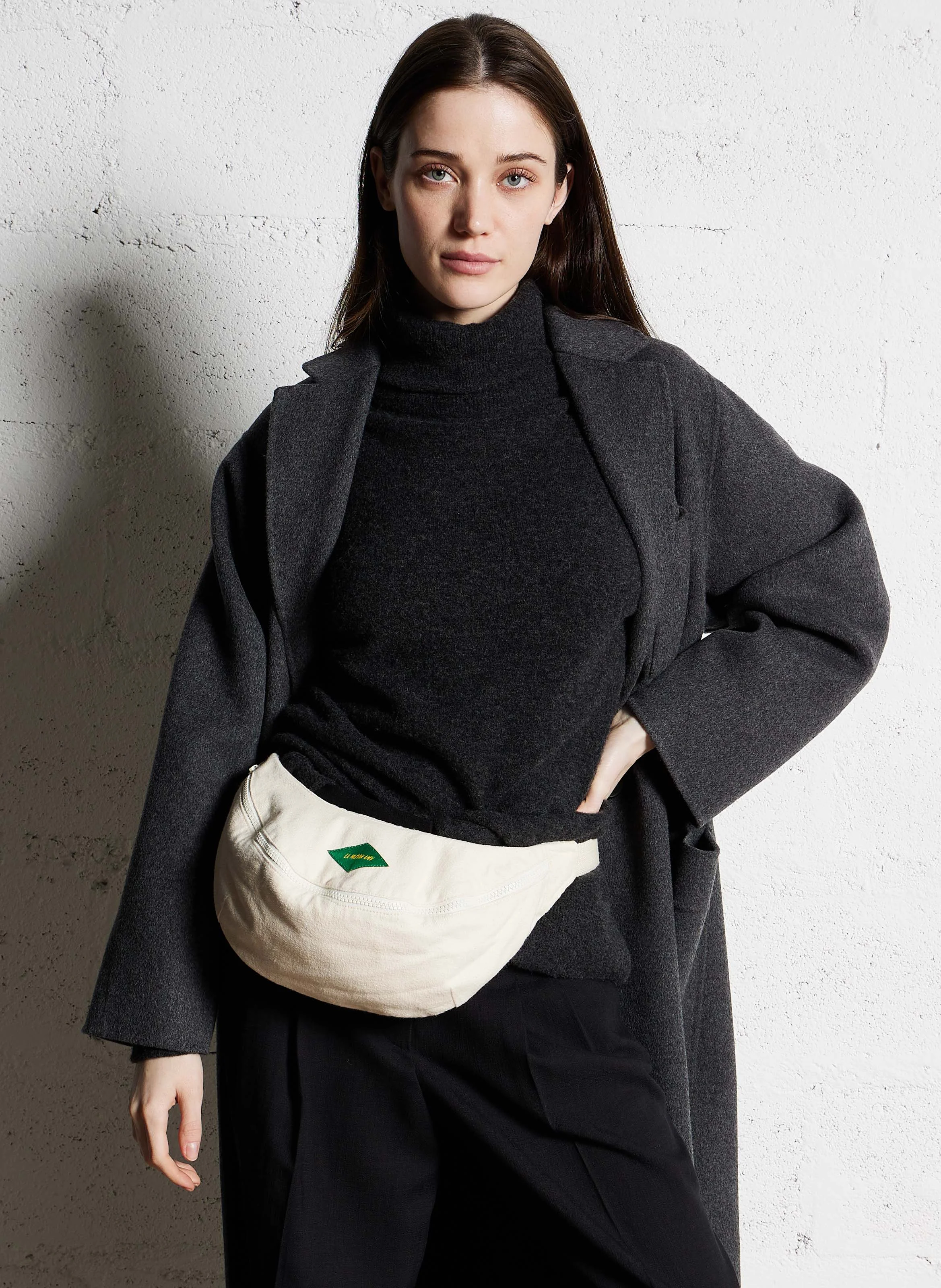 SPYWOOD - Sac banane en coton| Beige