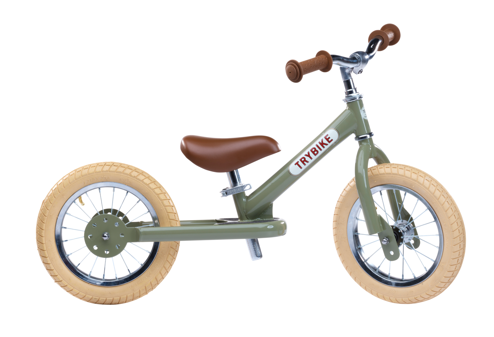 2-in-1-loopfiets Trybike set green