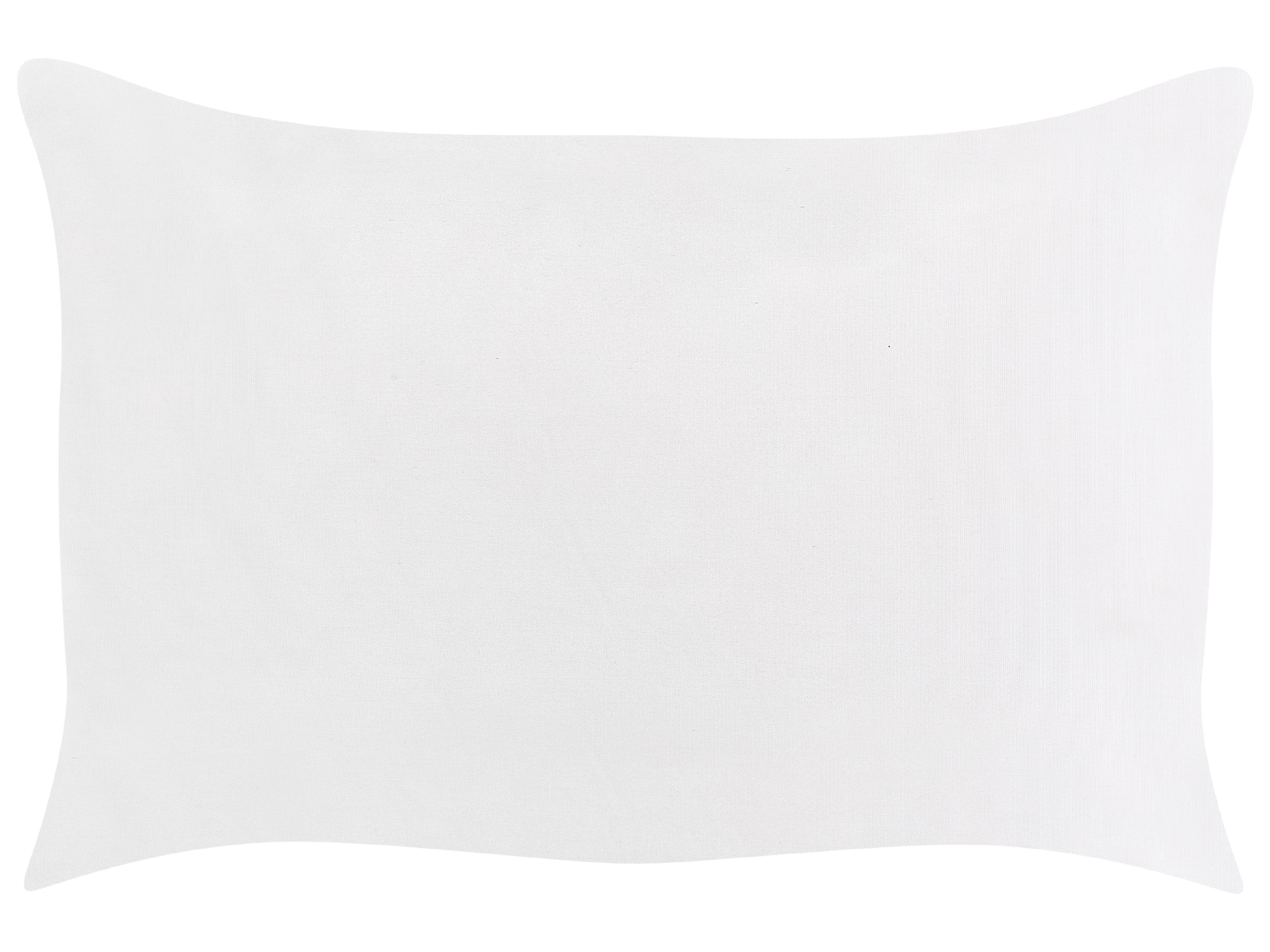 Set van 2 tuinkussens APRICALE bloempatroon 40 x 60 cm Blauw