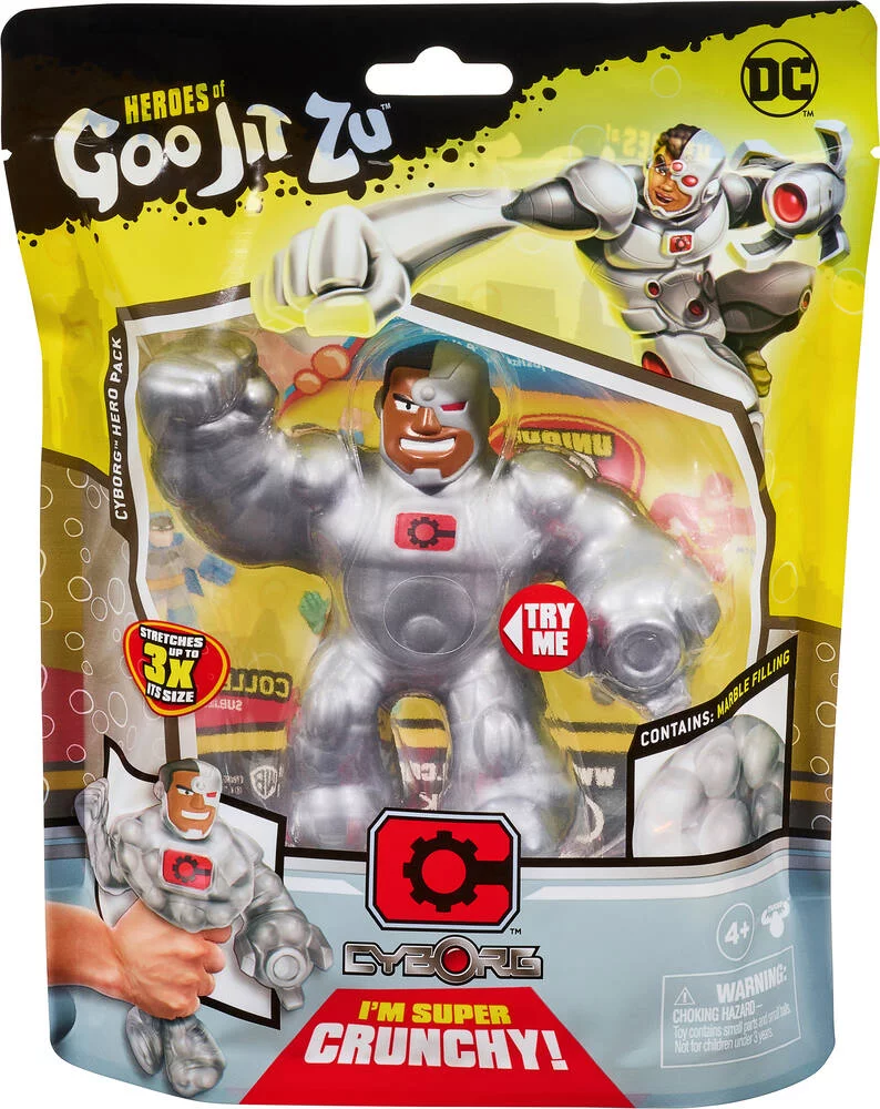 DC COMICS - FIGURINE - GOO JIT ZU - CYBORG - 11CM