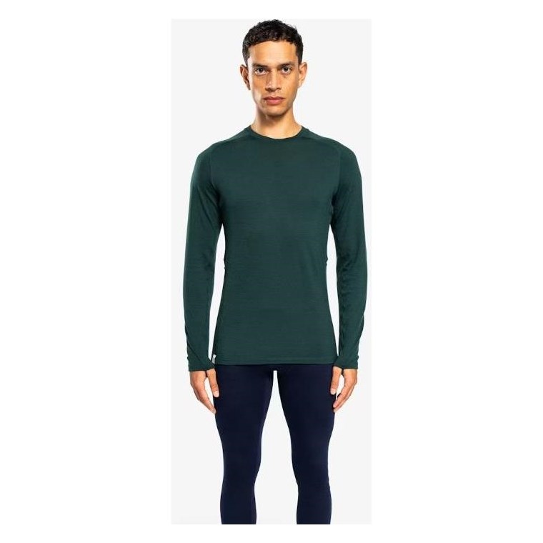 Ulvang Hero Crew Baselayer Mens Beetle Green