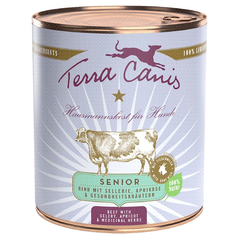 Terra Canis Senior sans céréales 6 x 800 g pour chien