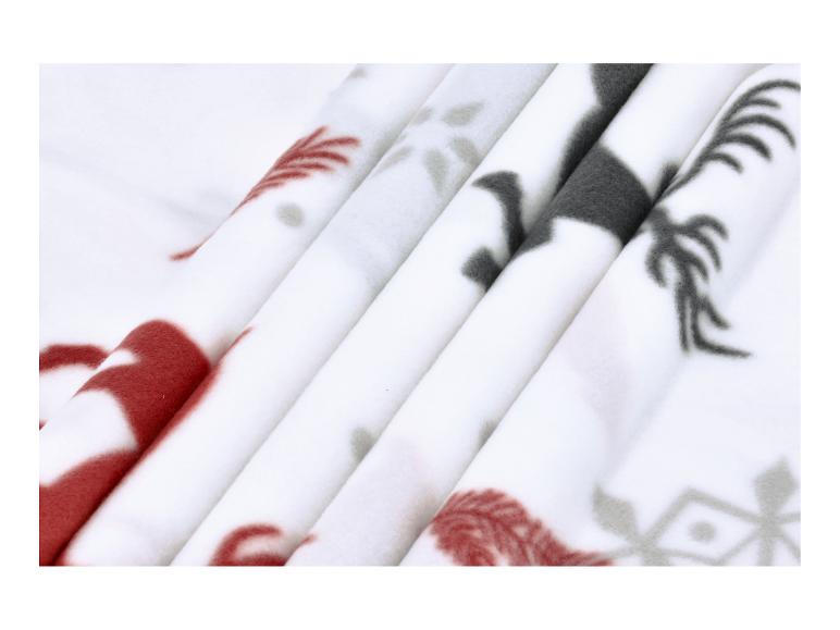 Fleece dekbedovertrek 240 x 220 cm