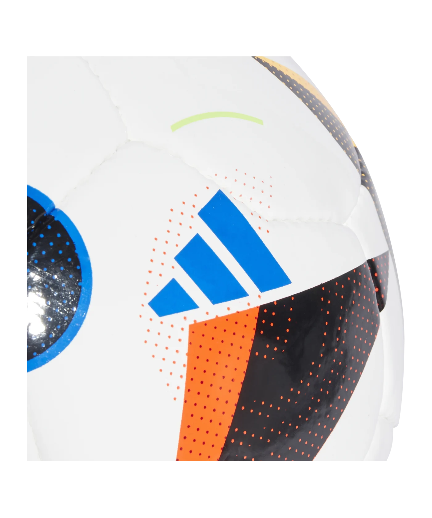 adidas Fussballliebe Pro Sala Futsal Spielball Euro 2024 Weiss Schwarz Blau