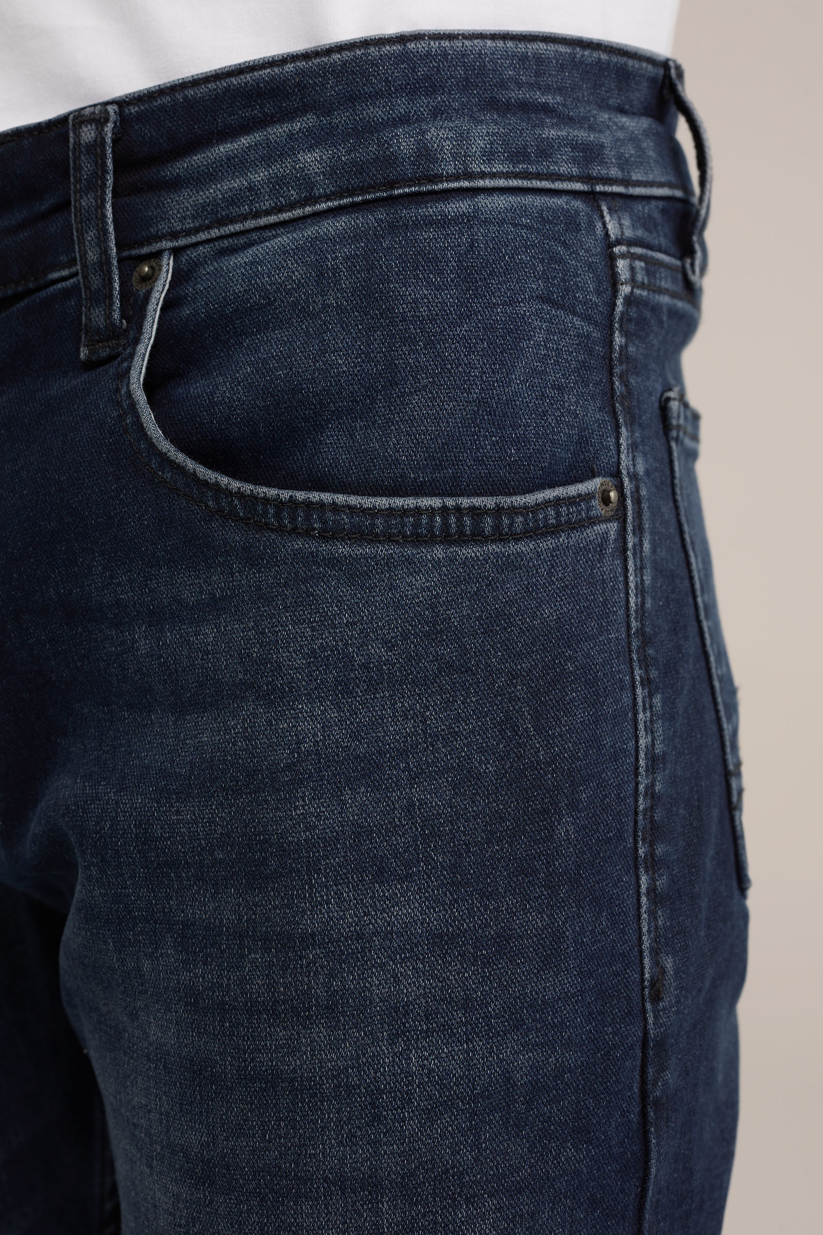 slim fit jeans van jog denim Blue Ridge Donkerblauw