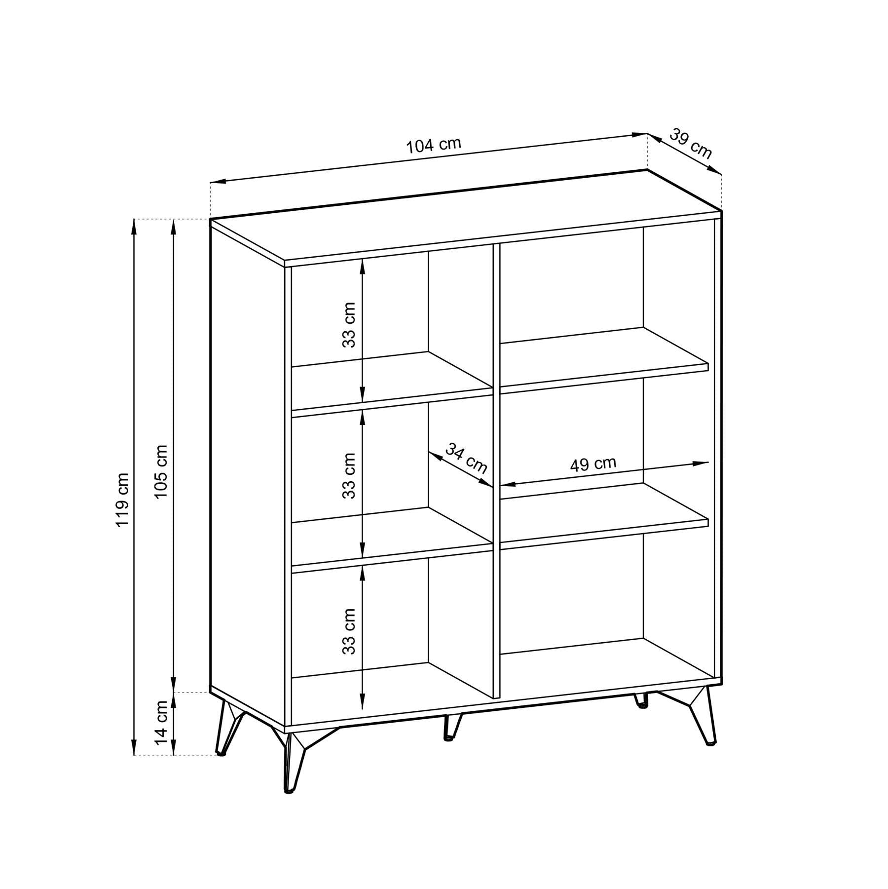 NADUVI Collection Dressoir Renée 2 deurs