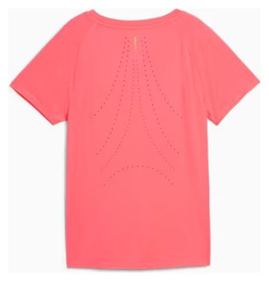 Maillot manches courtes Puma Run Cloudspun Rose Femme