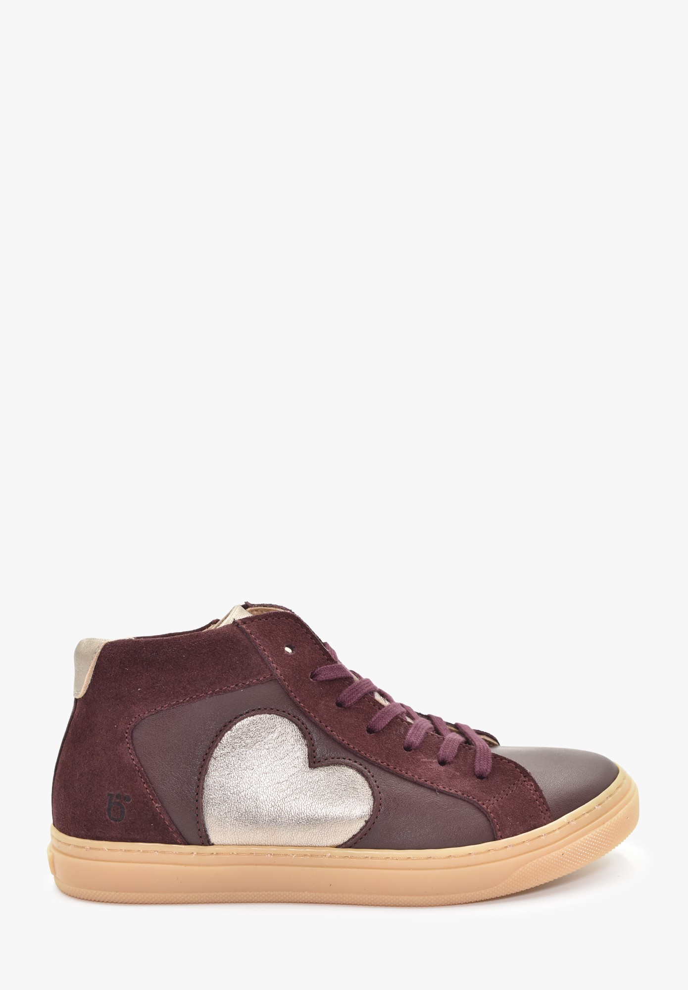 Laax cœur Lace   Junior Bordeaux Bronze
