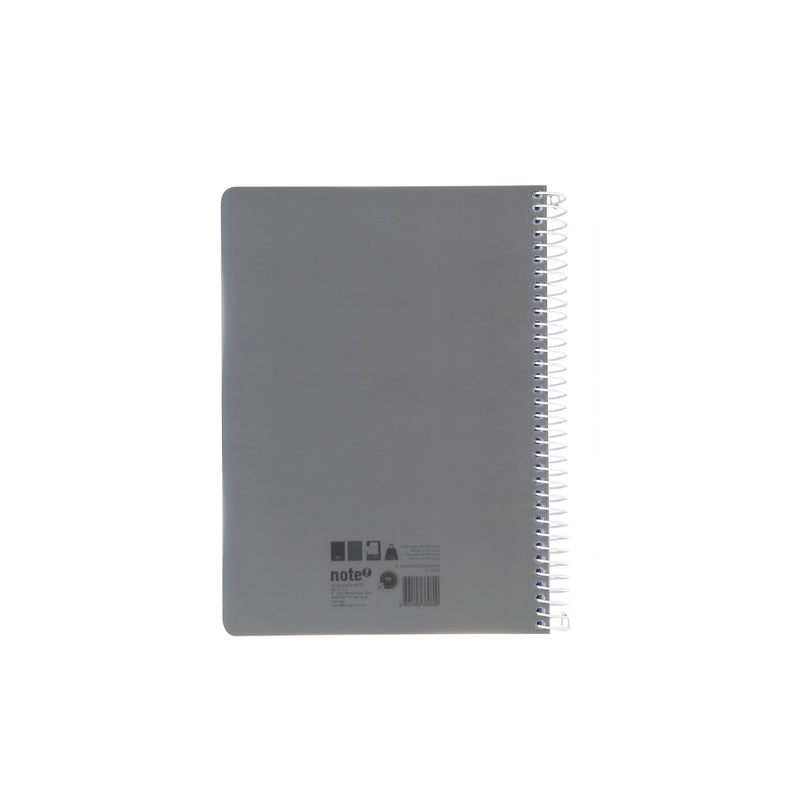 Caderno Espiral A5 120F 70G P Cinza Note!