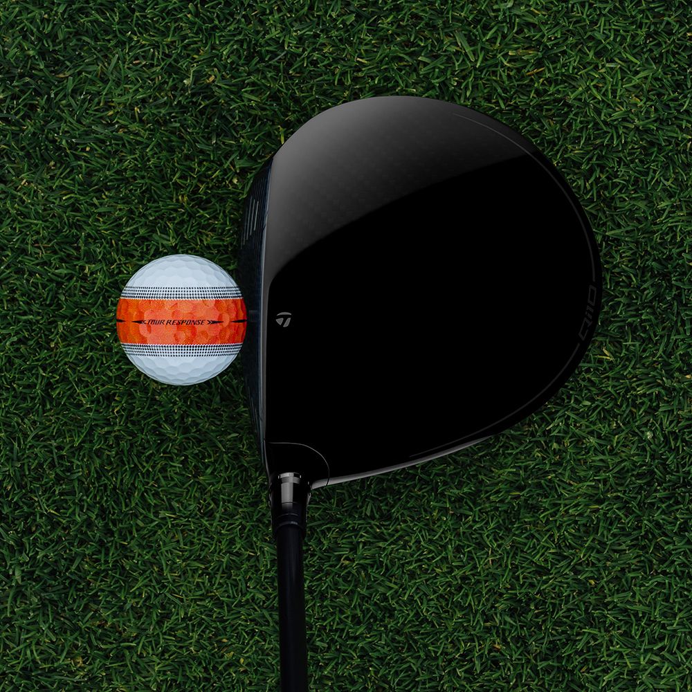 Tour Response Stripe Golfball Hvit/Oransje