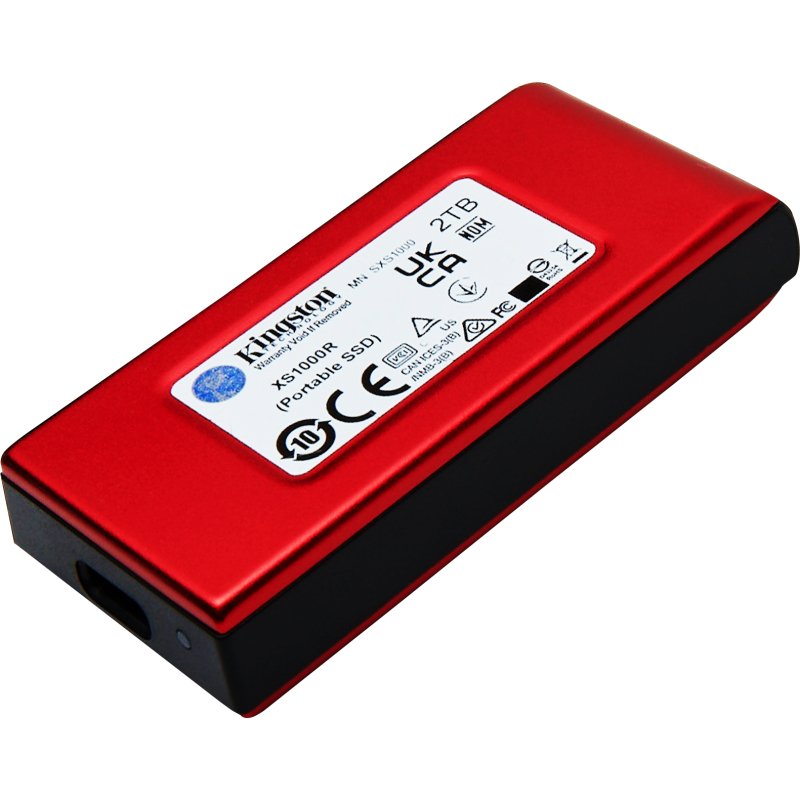 Kingston Technology 2To SSD portable XS1000 USB 3.2 Gen 2, Rouge