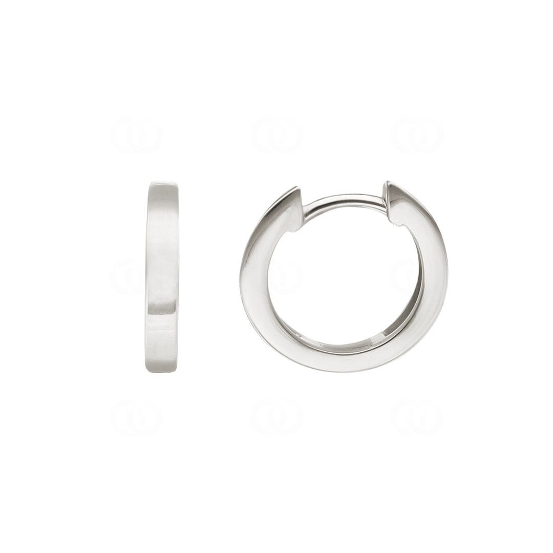 Kreolen 750/18 K Weissgold Ø 12mm