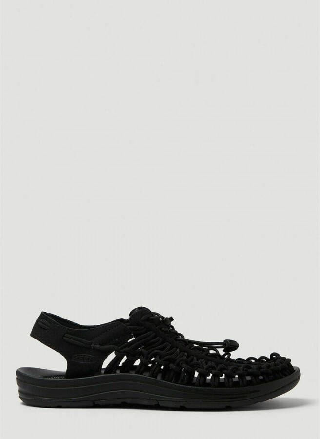 Keen Uneek Dames Sandalen Black Black Zwart Polyester K1014099