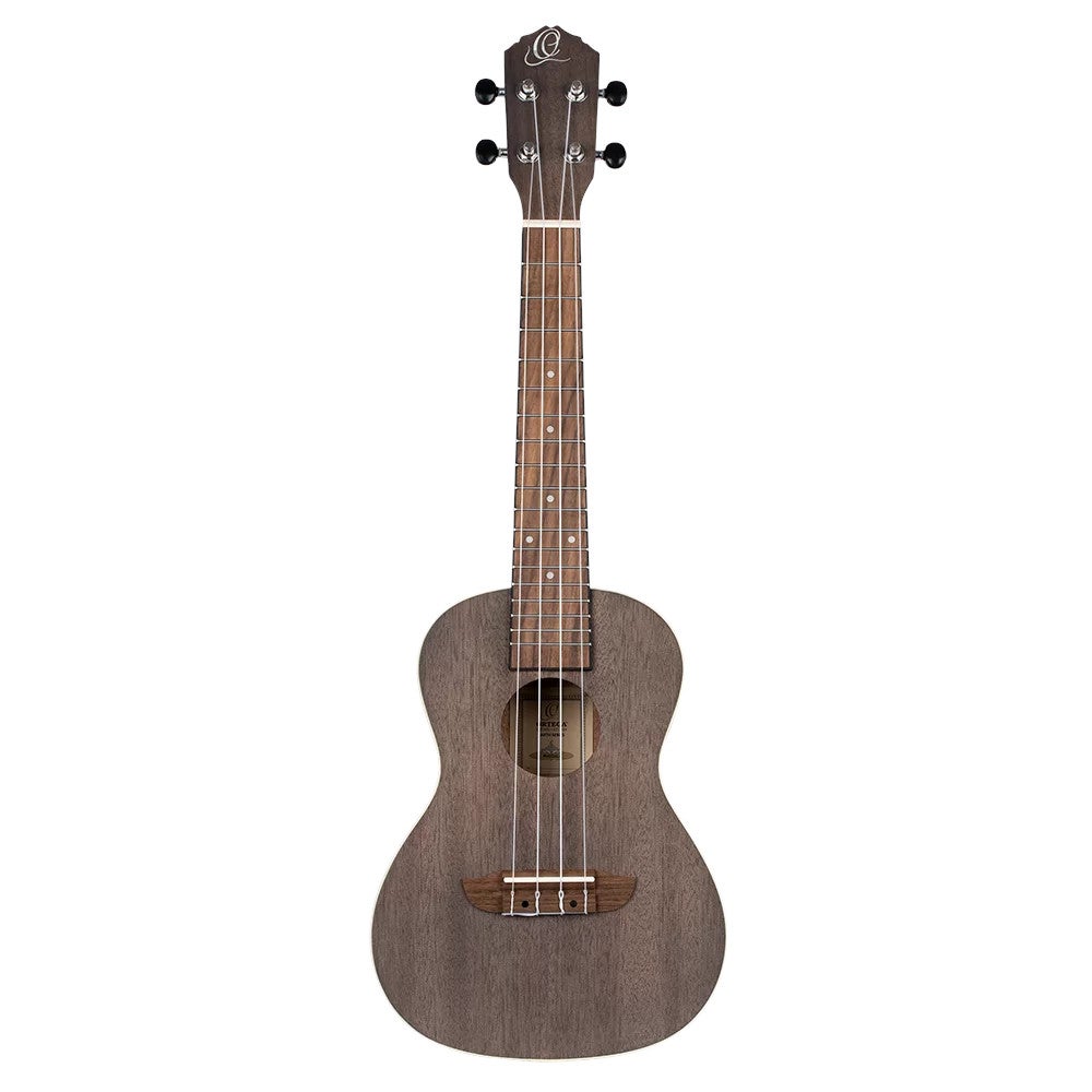 Ortega RUCOAL-L Earth Series Concert Size Ukulele Coal Black linkshandige concert ukelele