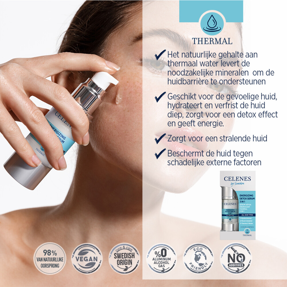 Celenes Thermal Energizing Detox Serum 3 in 130 ml