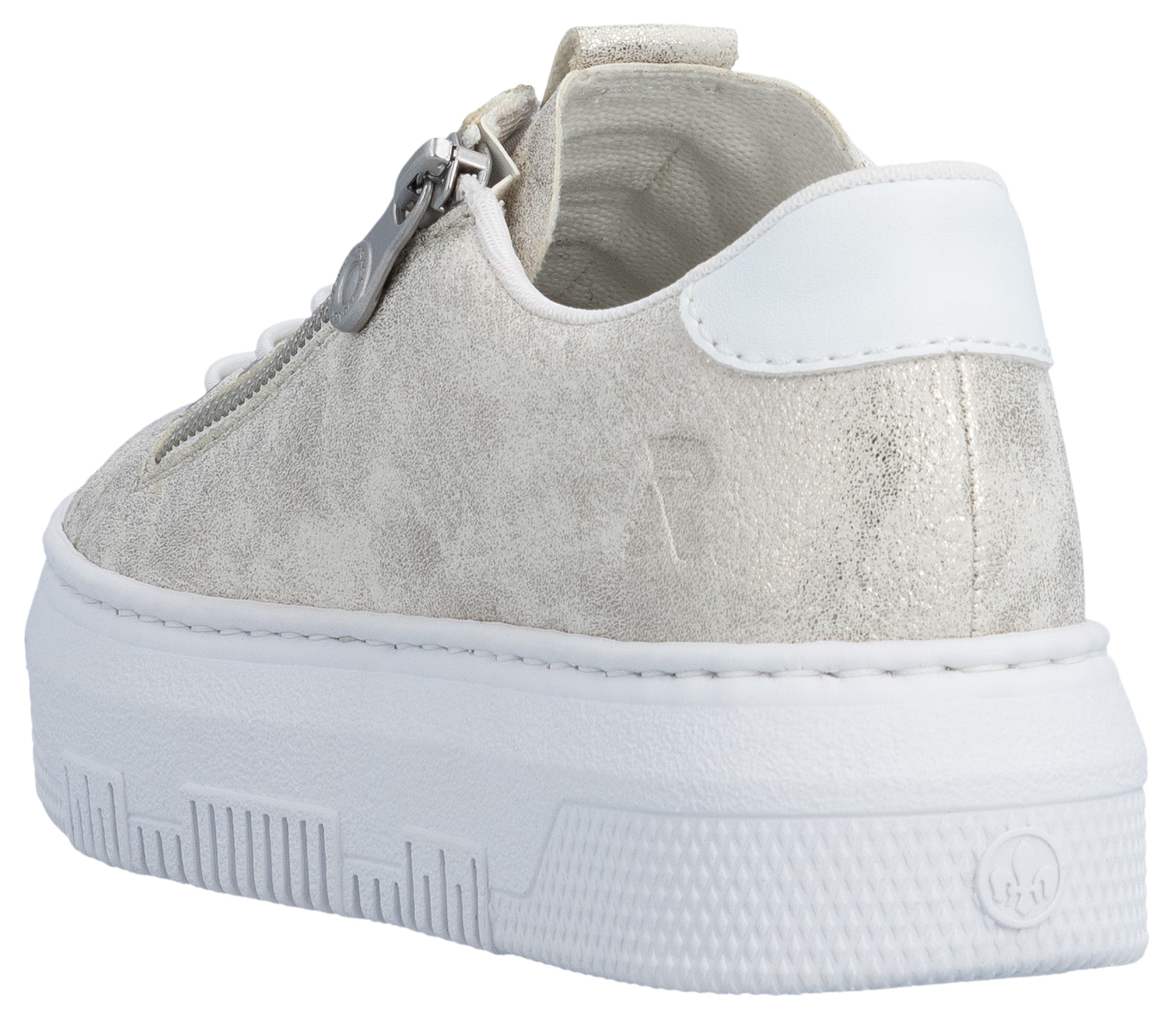 Rieker Plateausneaker  Sneaker, Slip-On Sneaker, Slipper mit Schaftrandpolster