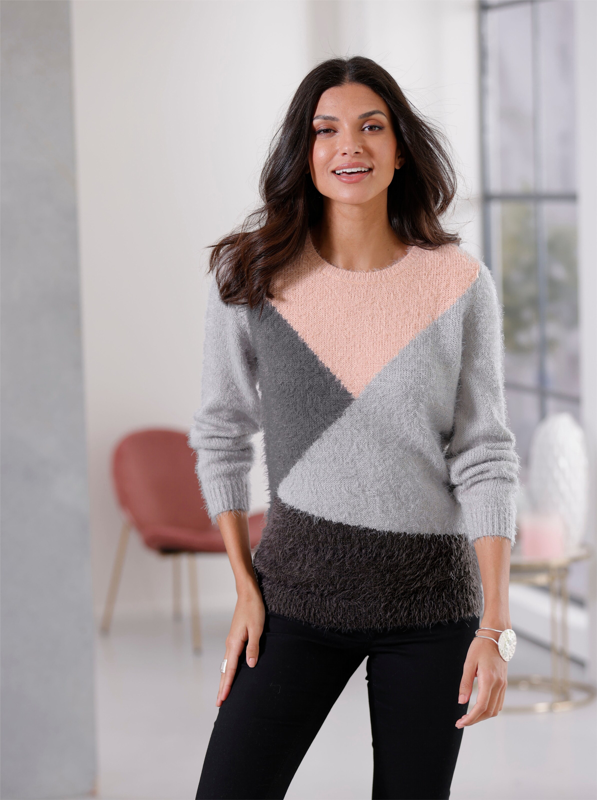 Langarm-Pullover