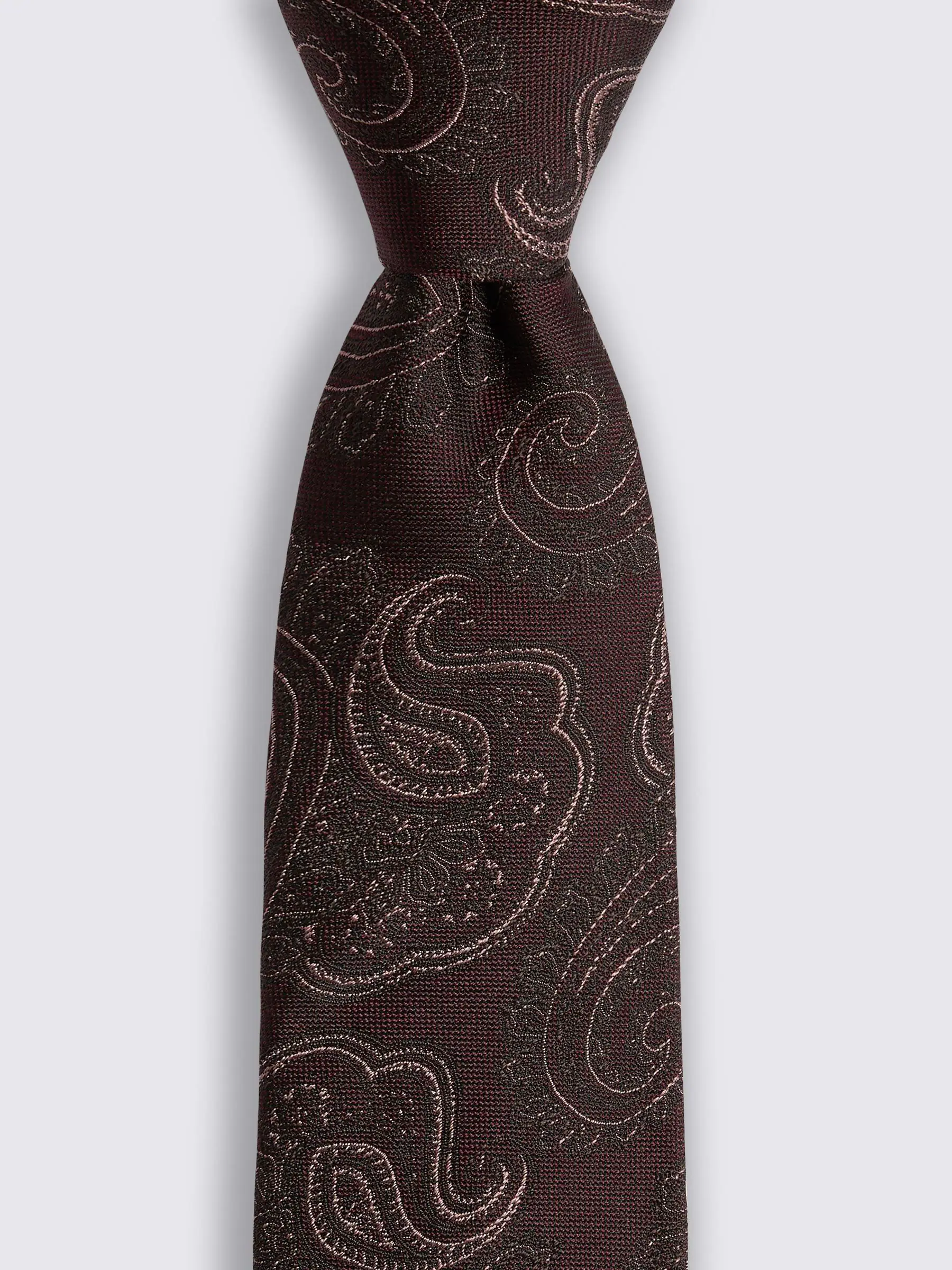 MOSS Shimmer Paisley Tie