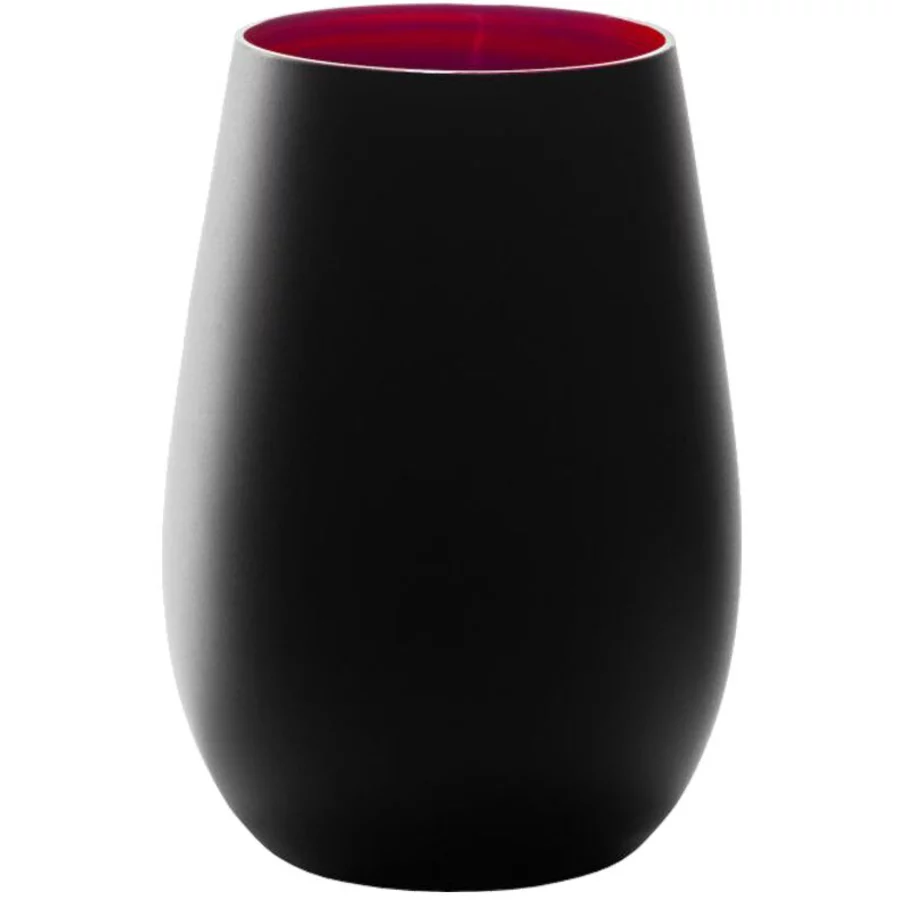 Stölze Lausitz Becher Elements 465 ml 6er Set schwarz-rot