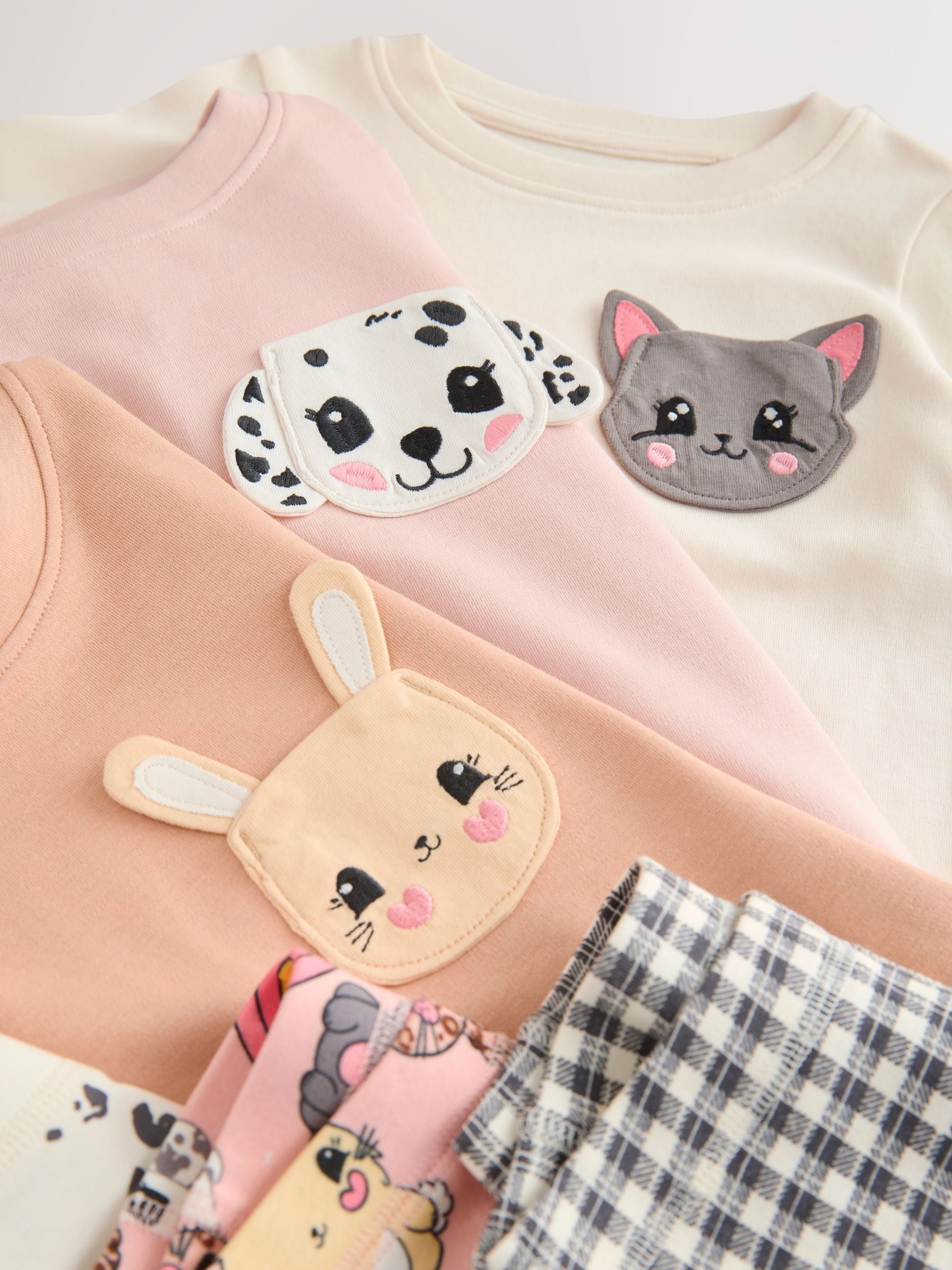 Pet Print - Verpakking van 3 knusse pyjama's (9 mnd-10 jr)